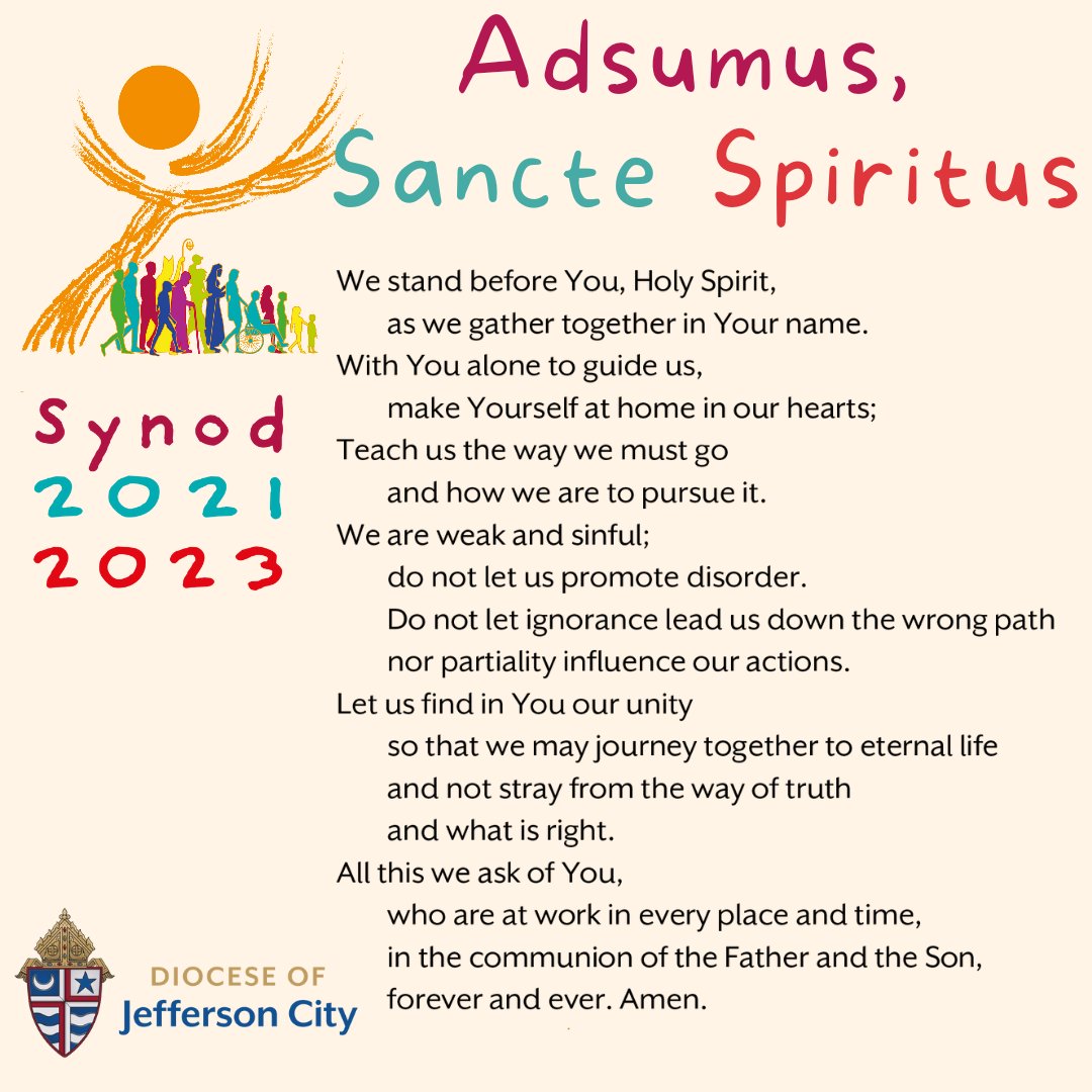 People throughout the world are being encouraged to pray this prayer in anticipation of the Synod of Bishops.